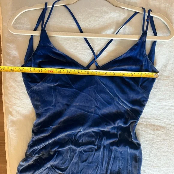 For Love & Lemons Nadine Velvet Maxi Dress LIKE NEW - Picture 8 of 14